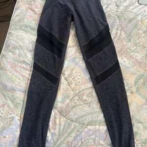 Beyond-yoga Women's Grey and Black Leggings